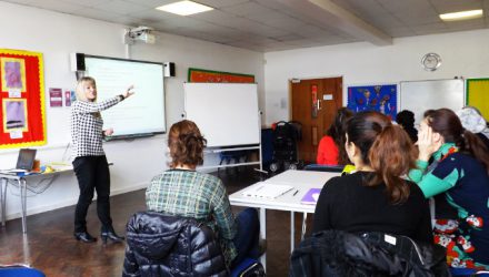 Honeycroft training room